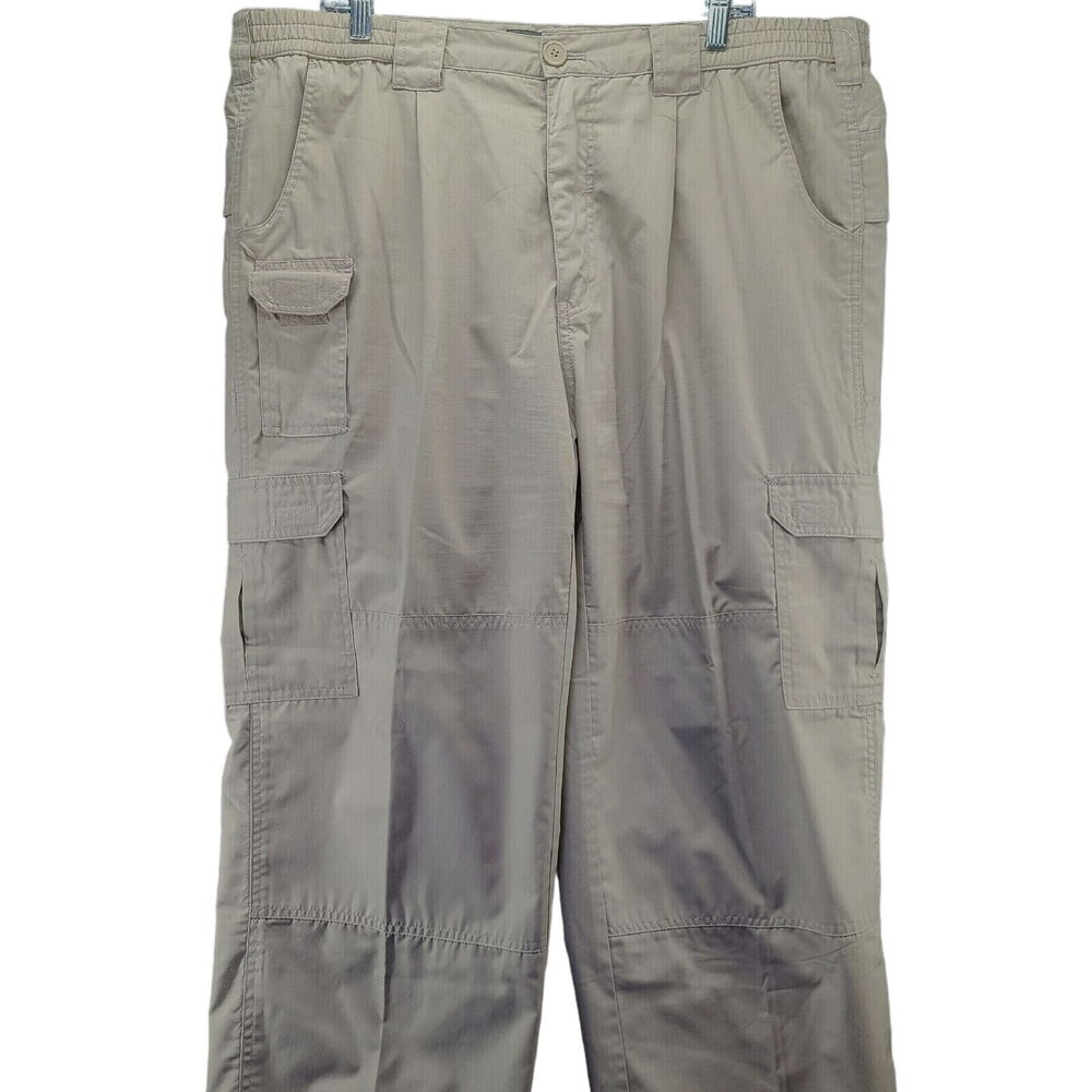 SCS Law Enforcement Series Mens Pants Beige Size 42 Polyester Blend Button Zip